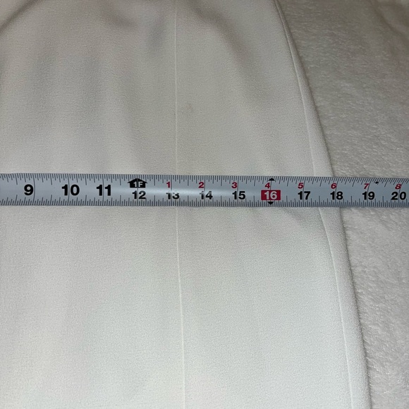 Tahari White Blazer and Skirt Set belted - Picture 8 of 16